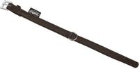 Nobby South halsband zwart leer hond 22-27 cm