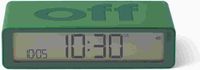Lexon Flip Classic Wekker - ON OFF Door Middel van Flip - Touchwekker - groen