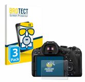 BROTECT - Screenprotector voor Canon EOS R6 Mark III - Folie Beschermfolie Beschermglas matte 3 Stuks