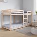 Maison Exclusive - Lit superposé avec matelas, 90 x 200 cm, en pin massif