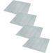 vhbw 4x Filtre filtre à graisse métallique compatible avec hotte aspirante Siemens