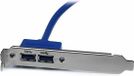 StarTech 2-poort USB 3.0 A Vrouwelijke Adapter Slotplaatje