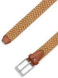 Tommy Hilfiger Layton Ceinture Élastique Safari Toile Hommes Ceintures Beige