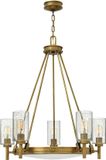 Steady Lighting Bohemian Kroonluchter - Metaal - Brons - E27 - 68.5cm
