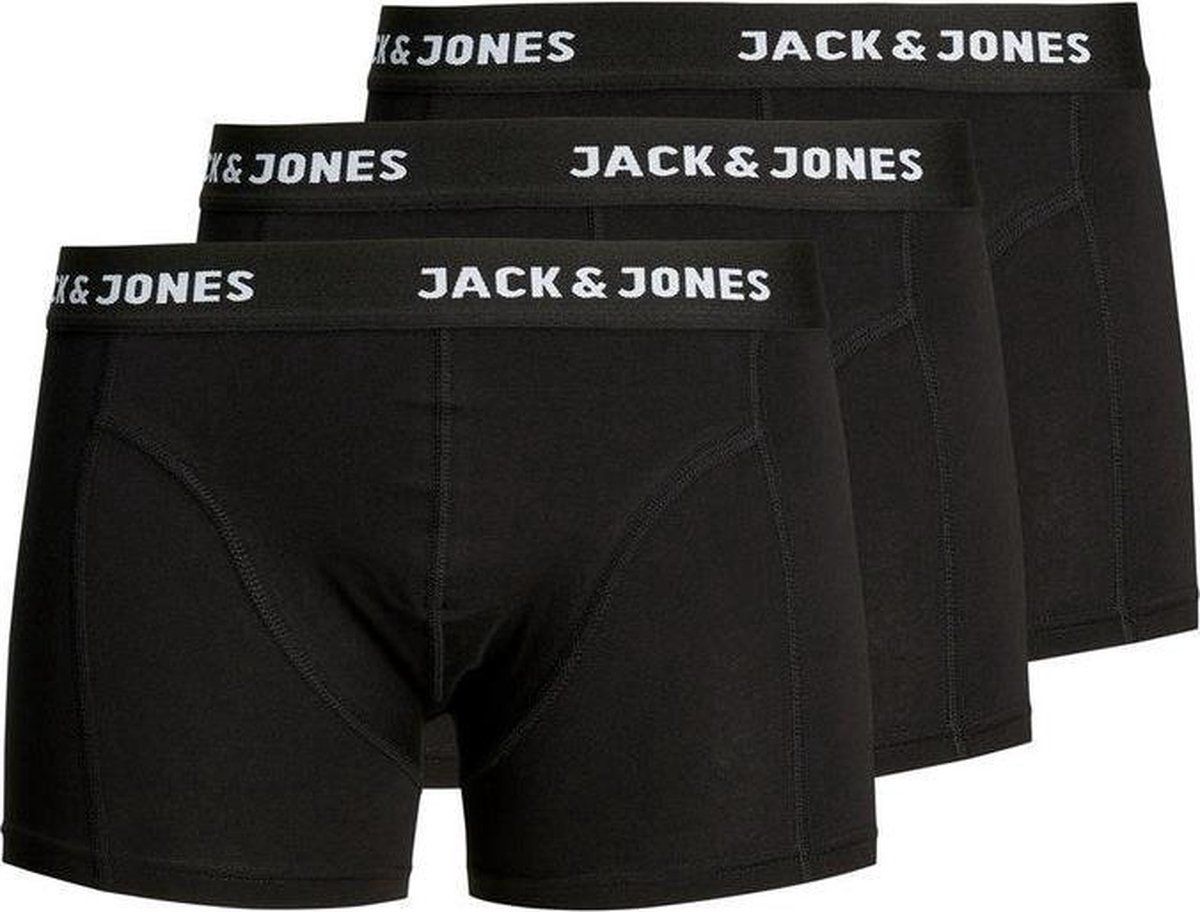 Jack & Jones short 3 pack JacAnthony H 12171944-BLA - zwart
