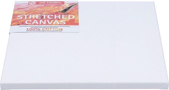 Talens Art Creation Schilderdoek - 40 x 40 cm - Wit - Katoen