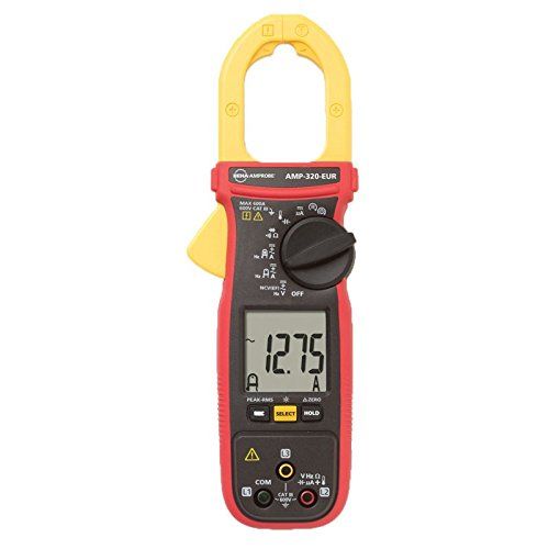 BEHA AMPROBE AMP-320-EUR AC/DC TRMS Klemmeter 600A Motor het Testen, kaak 35 mm