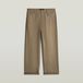 G-STAR Boulder Pleated Chino Relaxed Straight Heren Joggingbroeken 36/34 Fossil