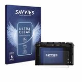 Savvies Screenprotector voor Fujifilm X-M5 - Folie Beschermfolie transparant 6 Stuks