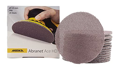 Mirka Abranet Ace HD netschuurschijven Ø 125mm klittenband/korrel P80 / 25 stuks