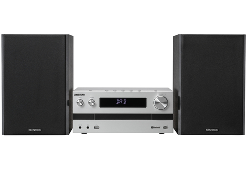 Kenwood M-918DAB Home Audio Micro System - 100W - Aluminium/Zwart