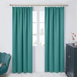 Deconovo Verduisterende Gordijnen - Blackout Curtains 117x229 cm / 2 Stuks