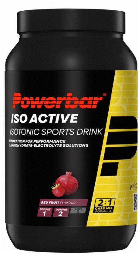 Powerbar Iso Active Red Fruit - 1320g - 20 liter
