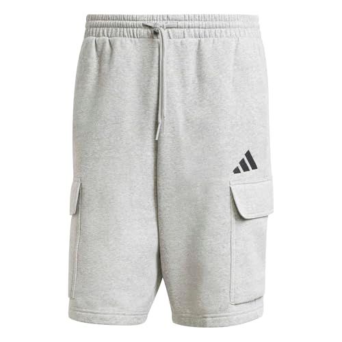 Adidas Essentials Feel Cozy Fleece Cargo Shorts Grijs 2XL Man