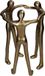 HD Collection Ornament Beeldje Aluminium 21x21x36cm