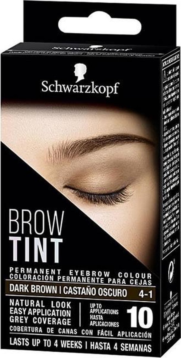 Schwarzkopf Schwarzkopf Brow Tint Tinte Cejas #4-1-castaño Oscuro