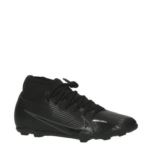 Nike Superfly 9 Club FG/MG Jr. voetbalschoenen - Zwart/Grijs/Geel