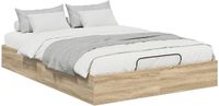 vidaXL Ottoman Bedframe Sonoma Eiken 150 x 200 cm Hout