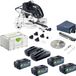 Festool KAPEX KSC 60 EB-Basic scie à onglets et coulissante sans balai 18 V / 36 V 216 mm + 4x batterie 8,0 Ah + chargeur double + Systainer