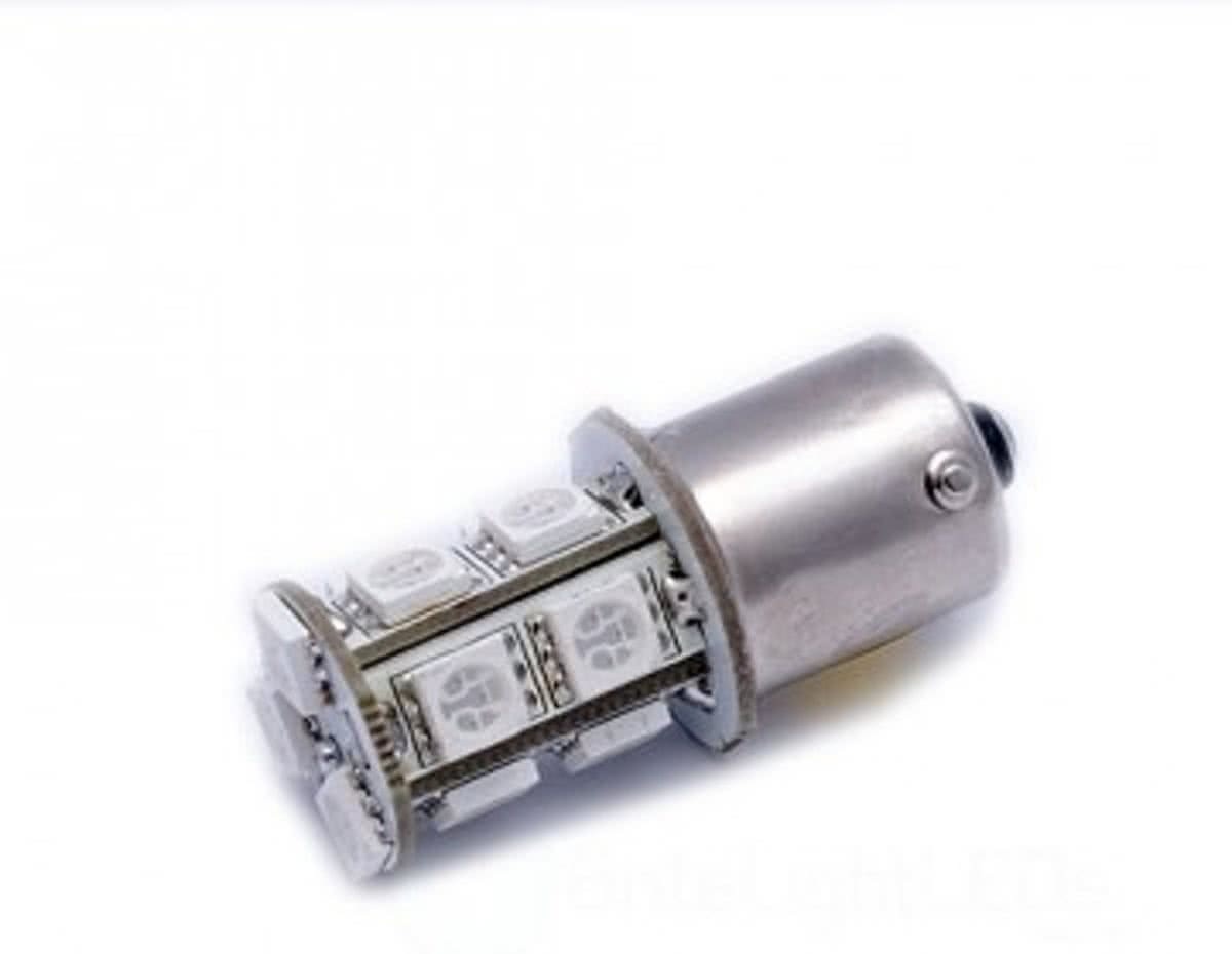 ABC-LED BA15S LED 13-SMD ROOD 5050 - 12V LED lamp