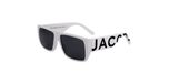 Marc Jacobs MARC LOGO 096/S Blanc Noir Lunettes de soleil unisexe