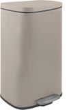 Spirella Pedaalemmer 50L - AKIRA - Staal - Taupe