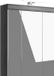 Xonox Spiegelkast Scout Xonox Met Verlichting - 60x79x18 Cm - Smoke Silver/Wit