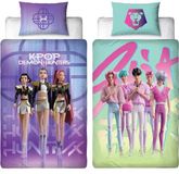 KPop Demon Hunters Javoli K-pop Demon Hunters Dubbelzijdige Dekbedovertrekset – 140 x 200 cm