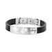 Save Brave Lederarmband Worldanchor schwarz