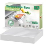KitchenBoss Sacs Sous Vide Alimentaire 20x30cm 80 Sachets