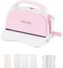 Vevor machine de découpe et de gaufrage manuelle, largeur de coupe 76 mm, rose