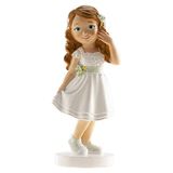 Dekora Eerste Communie Meisje Model Ana 15,8 cm Taart Topper