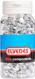 Elvedes Kabelhoedjes 5,5 X 12 Mm Messing Zilver 100 Stuks