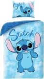 Lylo & Stitch Halantex Stitch Dekbedovertrek Blauw smile 140 x 200 cm - 70 x 90 cm - katoen