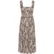 ONLY Robe d'été beige / marron foncé
