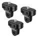 NEEWER Set van 3 statiefadapterset, compatibel met Insta360 DJI OSMO 360 Pocket 3 Action Camera voor POV video-opname, 1/4"-20 op 2 pins, schroeven, conversieonderdelen, accessoires, GP-92