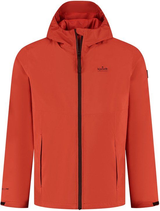 Kjelvik Kiron Jas - Heren Waterdichte jas - Oranje - XXL