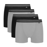 DIM Ecodim Katoenen Stretch Boxershorts voor heren (4 stuks)