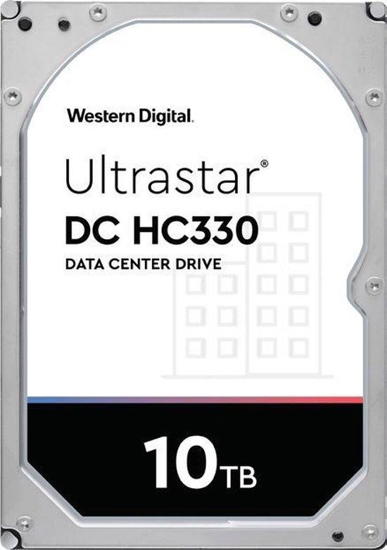 Western Digital Ultrastar DC HC330 10TB 3.5 inch HDD - 7200 RPM - SATA III