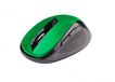 C-TECH WLM-02G muis Kantoor Rechtshandig RF Draadloos Optisch 1600 DPI Zwart, Groen