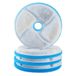 Holland Connections Rond Bleu et Blanc Distributeur pour Animaux à Double Couche Élément Filtrant Chat et Chien Filtre d'Alimentation en Eau Accessoires Filtre à Eau Charbon Actif Coton Filtre