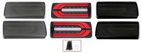 StarTech Achterlichten - G-klasse W463 - LED - Sequentiële richtingaanwijzers - Rood-gele verlichting - Rookkleurige en zwarte afwerkingen - Set van 2, geschikt voor modellen van 1999-2018