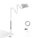 NEEWER BASICS Magnetische telefoonhouder voor het bureau, 360° overhead met flexibele arm, compatibel met MagSafe iPhone, Android, Samsung, voor video in bed, PA151 wit