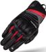 SHIMA Rush Zwart Rood Motorhandschoenen - Leer - Maat M