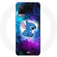 Vivo Hoesje Vivo V21 5G Stitch Ohana Gekleurde Ruimte