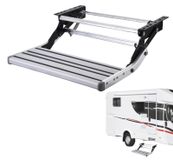 StarTech Opklapbare instaptrap voor campers - Instaptrap voor caravans, campers en buscampers - Aluminium - Draagvermogen 150 kg - Zilver