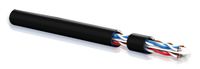 Inca ICAT6-500S Netwerkkabel Zwart 500 m Cat6 U/UTP Rond