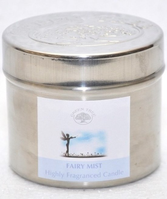 Greentree Geurkaars Fairy Mist 150 gram Green Tree Geurkaars Fairy Mist