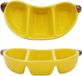 Merkloos Set keramische dipschaaltjes in de vorm van fruit, 85 ml, vaatwasserbestendig, bananenmodel