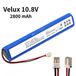 VELUX 10,8 V 2500 mAh Ni-MH accu de remplacement pour volets roulants VELUX, compatible avec 846933 946930 946933, avec câble et prise pour volets roulants solaires